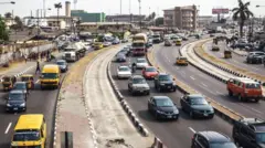 Foto of Lagos road