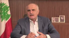 وجه النائب علي حسن خليل، المعاون السياسي لرئيس مجلس النواب اللبناني نبيه بري ووزير المالية السابق،