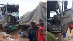 Ọkọ̀ táwọn arìnrìnàjò náà wà nínú rẹ̀