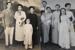 Người thân của tác giả năm 1956 và 1960