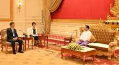 ယူနန်ပြည်နယ် တာဝန်ရှိသူတွေနဲ့ စစ်ကောင်စီဥက္ကဋ္ဌ တွေ့ဆုံ
