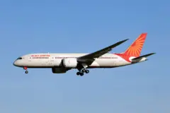 एअर एंडियासाठी वापरले जाणाऱ्या बोईंग ड्रीमलायनरचे संग्रहित छायाचित्र 