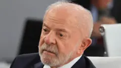 Lula durante reunião do G7 na França