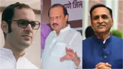 संजय गाधी, अजित पवार आणि विजय रुपाणी 