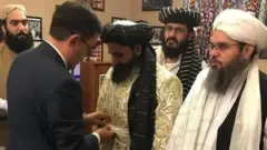 Толибон ҳаракати ҳайъати Самарқандда. Сурат 2019 йилда олинган. 