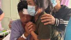 ရိုက်နှက်ခံရပြီးနောက် ဆေးရုံမှာ မြင်တွေ့ရတဲ့မြန်မာရွှေ့ပြောင်းလုပ်သား 