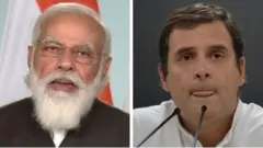 راہل گاندھی، مودی