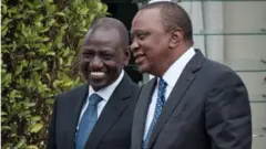 Madaxweyne Kenyatta iyo ku xigeenkiisa Ruto