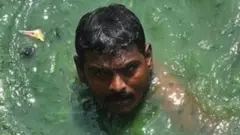 Shiva in the lake