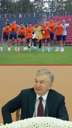 Uzbekistan president and national team