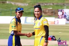 इन्दु बर्मा र रुविना क्षेत्री विमिन्स क्रिकेट लीगमा फाइल फोटो 