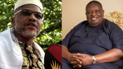 Nnamdi Kanu na Emmanuel Iwuanyanwu