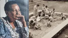 Mare Josen daa'imummaatti ijoollee kumaatamaan lakkaa'aman waliin sababa maatii sanyii garagaraa(adii fi gurraacha) irraa dhalataniif Beeljiyeemitti geeffaman.
