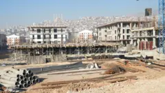 Hayrullah Mahallesi'nde bir inşaat