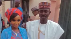 Hajara Ahmad and her husband