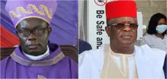 Dave Umahi na Bishop UKa Katọlịk nke Abakiliki