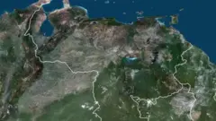 عکس ماهوارهای از ونزوئلا