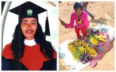 በማስተርስ ዲግሪ ተመርቃ ጉሊት የምትቸረችረው የደምቢዶሎዋ መምህርት