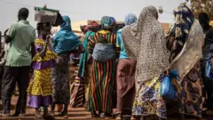 Des réfugiés des régions du nord et du centre du Burkina Faso