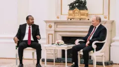 ጠቅላይ ሚኒስትር ዐቢይ አህመድ እና ፕሬዝዳንት ቭላድሚር ፑቲን 