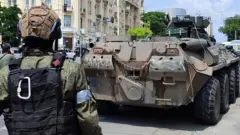 Ситуация в Ростове-на-дону после мятежа ЧВК "Вагнер".