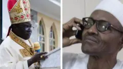 Aworan Kukah ati aare Buhari