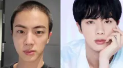 Before and after foto Jin