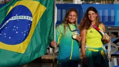 Kahena Kunze e Martine Grael