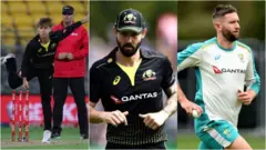ఆస్ట్రేలియన్లు ఆడమ్ జాంపా, కేన్ రిచర్డ్సన్, ఆండ్రూ టై