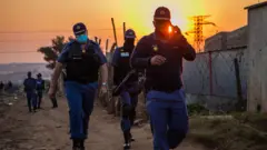 South African police