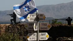 Un punto de observación del ejército de Israel en los Altos del Golán