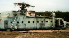 Jirgin helikwafta da ya ƙone 