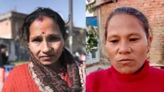 सिद्धार्थ ढकालकी आमा गङ्गा र प्रतीक पुनकी आमा तिलकुमारी पुन