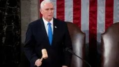 Mike Pence on 6 January 2021