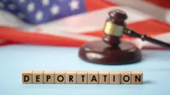 US Visa Revocation: Why President Trump revoked the visas of over 100,000 US residents, including student visas 2 stock illustration