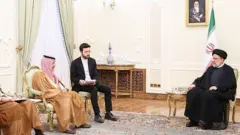 دیدار وزیر خارجه عربستان با ابراهیم رئیسی