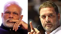 નરેન્દ્ર મોદી અને રાહુલ ગાંધી