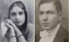 विजयलक्ष्मी पंडित और सैयद हुसैन