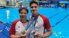 Ma Jin y Osmar Olvera