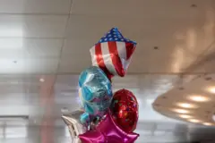 پرچم آمریکا به صورت بالن