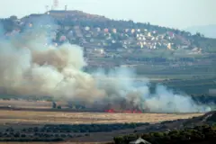 آتشسوزی در جنوب لبنان
