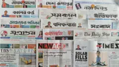 ঢাকা থেকে প্রকাশিত সংবাদপত্র।