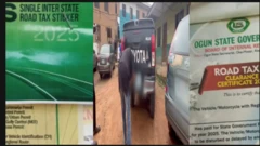 Aworan to n tọka iṣẹlẹ owo ẹyin tawọn oṣiṣẹ naa n gba, ati ẹni to n yọ nọmba ọkọọ wa