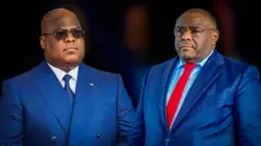 Tshisekedi n'umushikiranganji wiwe w'umutekano Jean Pierre Bemba (002)