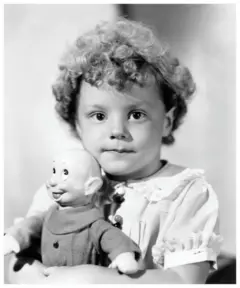Foto promocional do ator infantil Donnie Dunagan, distribuída em 1939 com o lançamento de 'O Filho de Frankenstein'