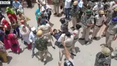 ਲਾਠੀਚਾਰਜ ਤੇ ਪੱਥਰਬਾਜ਼ੀ