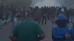 Хорогдогу митингдеги тополоң учуру 