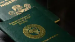Foto of a copy of di Nigerian passport