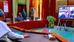 Buhari ask US to move dia Africa military headquarters comot Germany