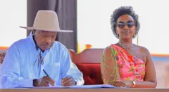 Yoweri Museveni n'umukobwa we Natasha